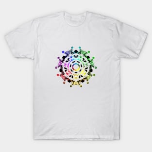 Colorful Mountains Mandala T-Shirt